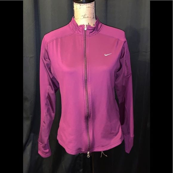 Nike Jackets & Blazers - Purple Nike running jacket size L